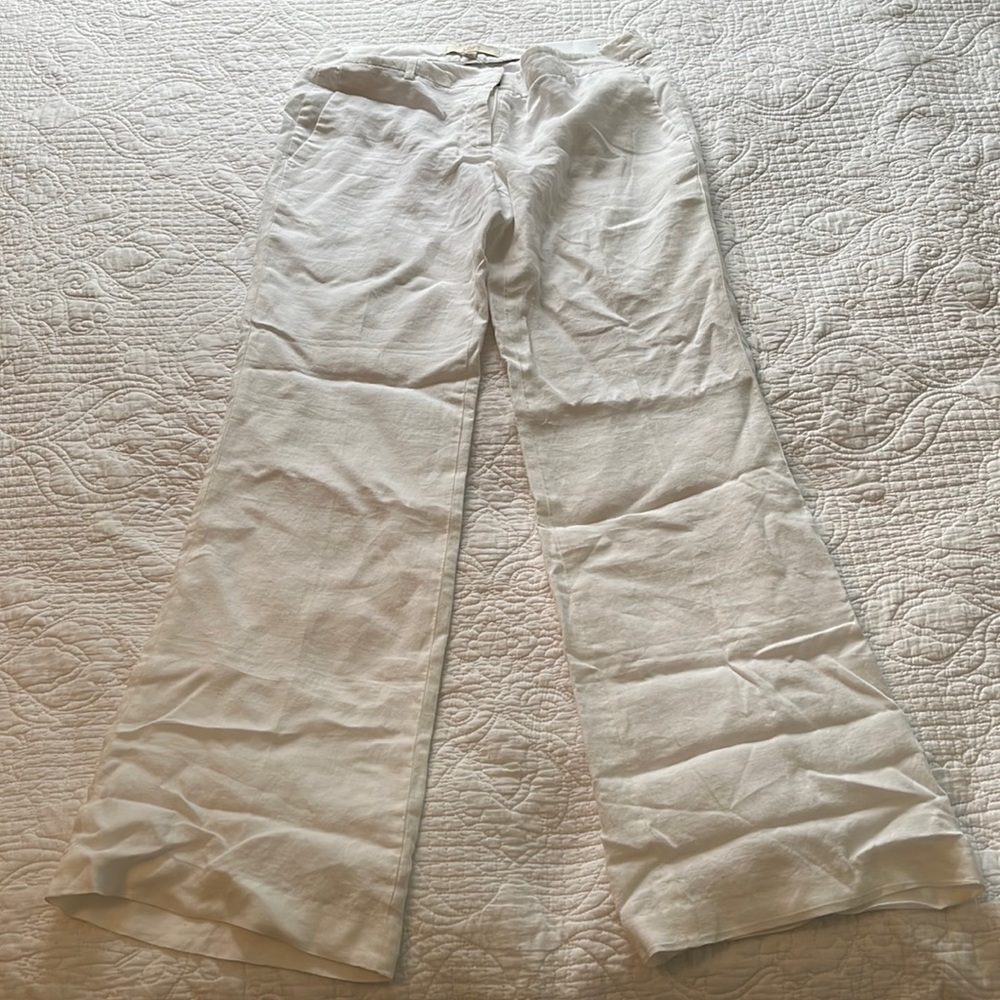 Gorgeous white linen pants